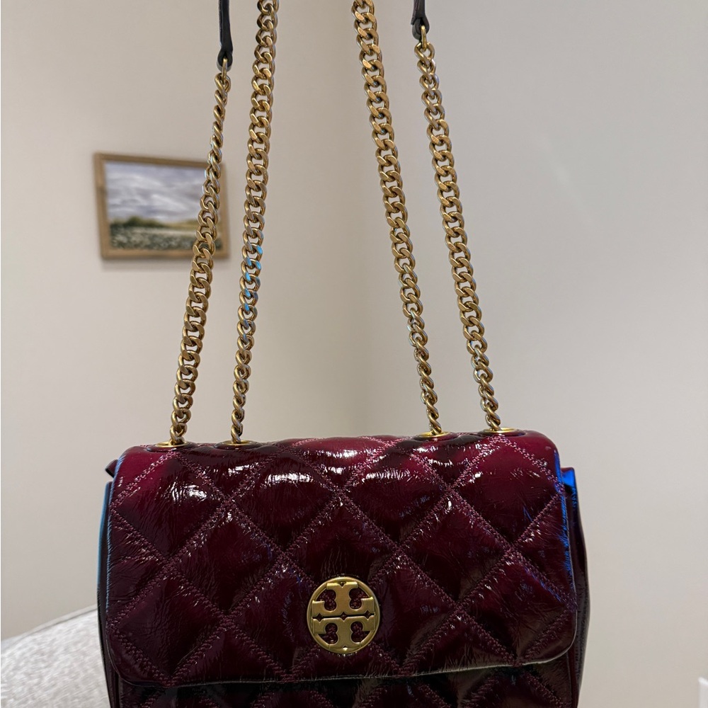Tory Burch Willa Shine Small Shoulder Bag